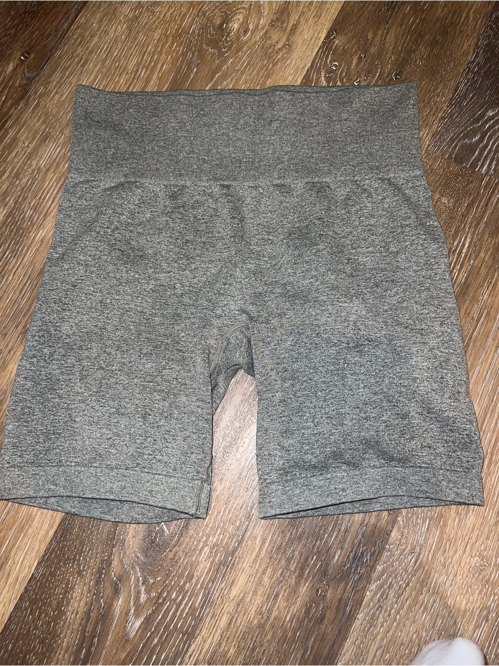 PARAGON High-Waist Grey Bike Shorts
